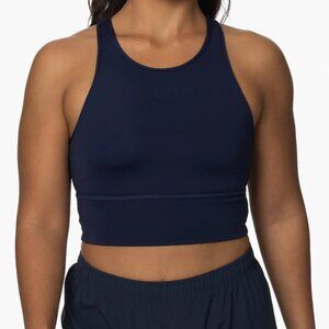 Jolyn Clothing Rae Sports Bra Navy Blue Size Large New NWT